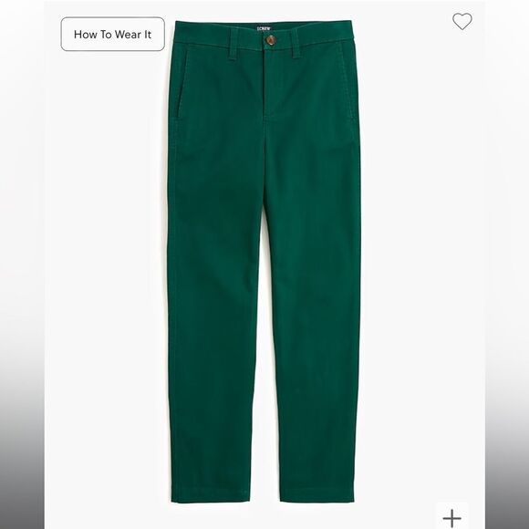 J. Crew Factory Highrise girlfriend chino pant - Picture 5 of 6